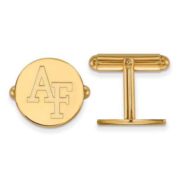 14k Gold Plated Silver United States Air Force Academy Cuff Links
